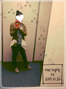 「Cou Cou!（クゥクゥ）のアイテム」を使った、多分、夜風。さん（レディース・151cm）の秋コーディネート