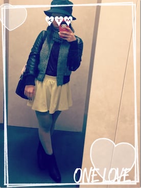 「ビビット」｜多分、夜風。さん（レディース・151cm）の秋コーディネート