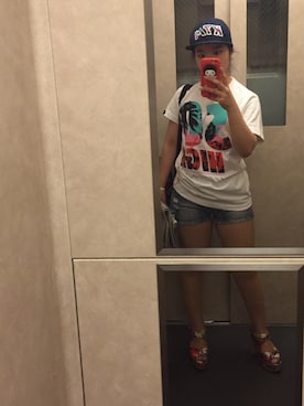 「KTMバック」｜多分、夜風。さん（レディース・151cm）の夏コーディネート