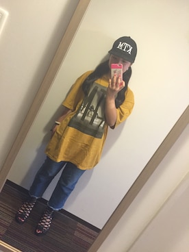 「XL」｜多分、夜風。さん（レディース・151cm）の秋コーディネート