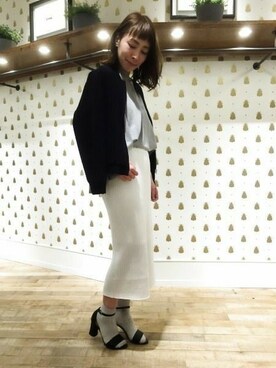 「アパートバイローリーズ」｜「アイテム（ブルゾン）」を使った、yato-miさん（レディース・155cm）の春コーディネート