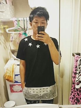 「WORLDWIDELOVE!」｜ＹＵＳＵＫＥ １９８６さん（メンズ・167cm）の春コーディネート