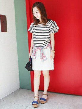 もっちさん（レディース・158cm）の春コーディネート