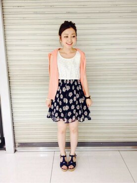 もっちさん（レディース・158cm）の夏コーディネート