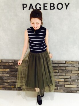 もっちさん（レディース・158cm）の夏コーディネート