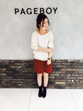 もっちさん（レディース・158cm）の秋コーディネート