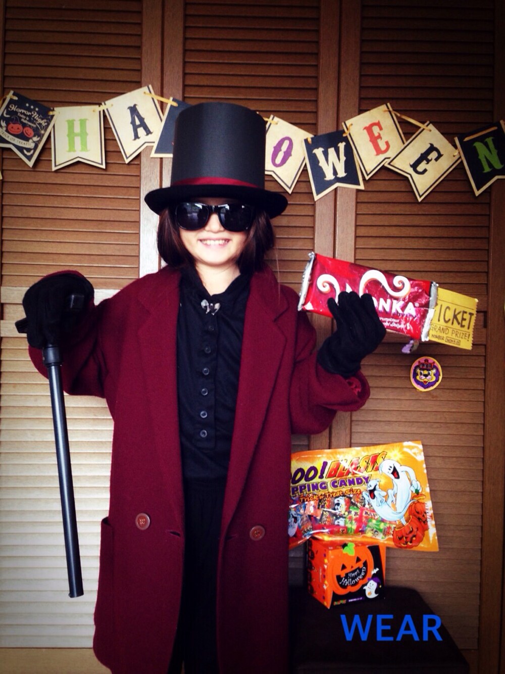 「WEAR HALLOWEEN 2015」｜「ハロウィン🎃🎃🎃のアイテム（その他、その他）」を使った、junmarleyさん（キッズ・120cm）の秋コーディネートの1枚目の写真