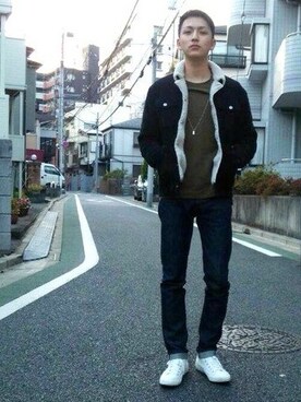 「アイテム（音楽/本・雑誌）」を使った、ストリートジャックさん（メンズ・173cm・20代）の冬コーディネート