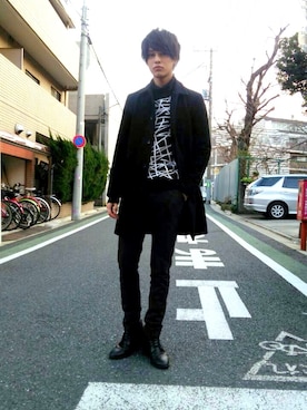 「バトシン」｜ストリートジャックさん（メンズ・176cm）の冬コーディネート