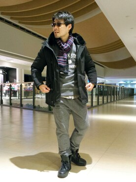 hirokiさん（メンズ・174cm）の冬コーディネート
