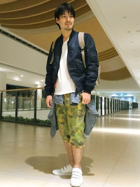 「TYPE BLUE（タイプブルー）のアイテム（シャツ/ブラウス）」を使った、hirokiさん（メンズ・174cm）の春コーディネート