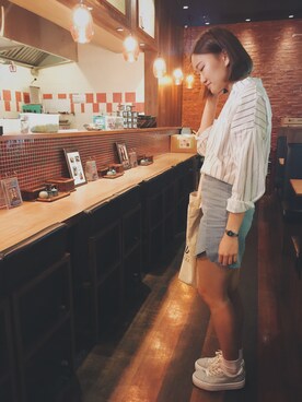 「asos」｜「アイテム（腕時計）」を使った、Vickkkeiさん（レディース・166cm）の春コーディネート