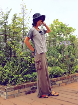 Risaさん(レディース・163cm)の夏コーディネート