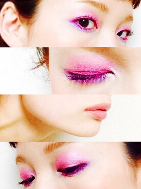 「アイテム（ベースメイク、パープル系）」を使った、mai☆maiさん（レディース・158cm）の秋コーディネート