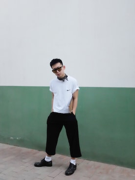 「DOLCE&GABBANA（ドルチェアンドガッバーナ）のアイテム（ブーツ）」を使った、Btz鼻涕猪さん（メンズ・173cm）の春コーディネート