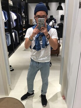 なべ☆ちゃんさん（メンズ・165cm）の春コーディネート