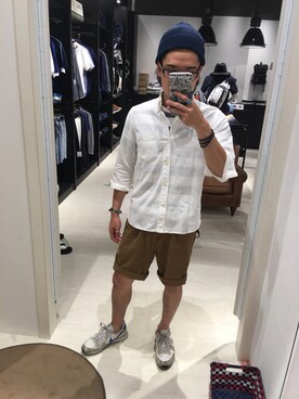 なべ☆ちゃんさん（メンズ・165cm）の春コーディネート