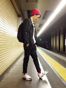 「SABRE」｜「アイテム（ジャケット/アウター）」を使った、MASASHIさん（メンズ・172cm）の春コーディネート