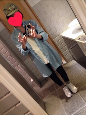 「nonnative（ノンネイティブ）のアイテム」を使った、にょろすけさんさん（レディース・156cm）の春コーディネート