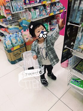 ふくたこさん（キッズ・90cm）の冬コーディネート