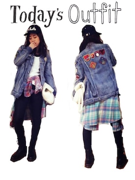 kanaさん（レディース・156cm）の冬コーディネート