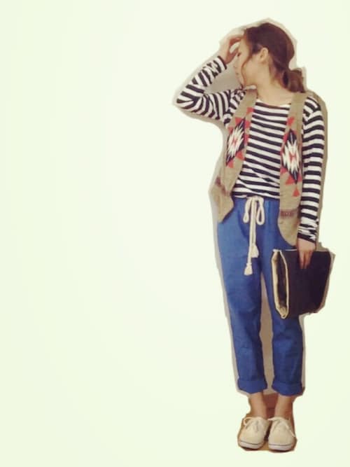 Kana Jeanasisのベストを使ったコーディネート Wear