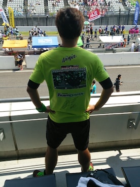 「鈴鹿サーキット」｜K-37さん（メンズ・170cm）の夏コーディネート