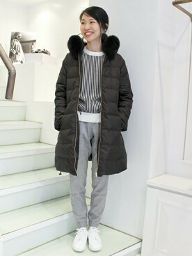 Ayakoさん（レディース・163cm）の冬コーディネート