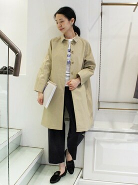 「edit for lulu」｜「アイテム（その他アウター）」を使った、Ayakoさん（レディース・163cm）の冬コーディネート