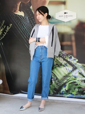 「EDIT. FOR LULU（エディットフォールル）のアイテム」を使った、Ayakoさん（レディース・163cm）の春コーディネート