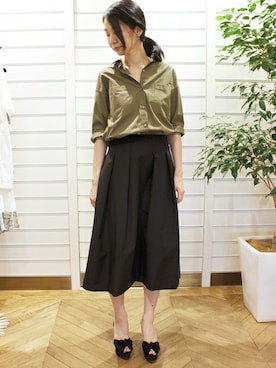 「EDIT. FOR LULU（エディットフォールル）のアイテム」を使った、Ayakoさん（レディース・163cm）の夏コーディネート