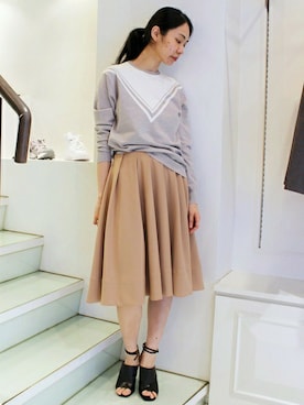 「EDIT. FOR LULU（エディットフォールル）のアイテム」を使った、Ayakoさん（レディース・163cm）の秋コーディネート