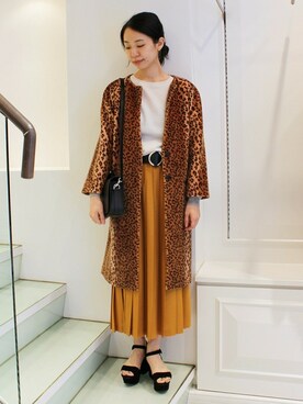 「EDIT. FOR LULU（エディットフォールル）のアイテム」を使った、Ayakoさん（レディース・163cm）の秋コーディネート