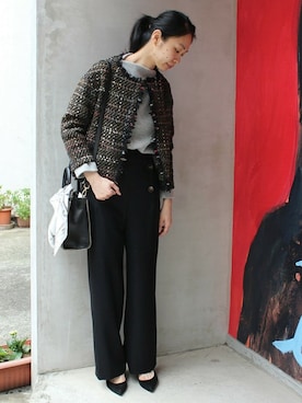 Ayakoさん（レディース・163cm）の秋コーディネート