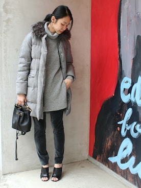 「EDIT. FOR LULU（エディットフォールル）のアイテム」を使った、Ayakoさん（レディース・163cm）の秋コーディネート