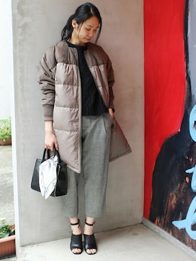 「EDIT. FOR LULU（エディットフォールル）のアイテム」を使った、Ayakoさん（レディース・163cm）の秋コーディネート