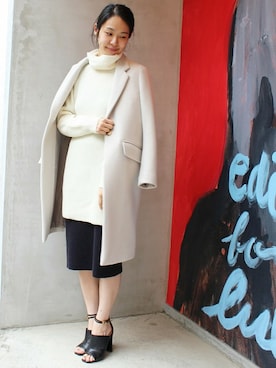 「EDIT. FOR LULU（エディットフォールル）のアイテム」を使った、Ayakoさん（レディース・163cm）の秋コーディネート