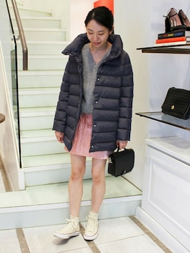 「EDIT. FOR LULU（エディットフォールル）のアイテム」を使った、Ayakoさん（レディース・163cm）の冬コーディネート