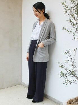「edit for lulu」｜「アイテム（その他アウター）」を使った、Ayakoさん（レディース・163cm）の冬コーディネート