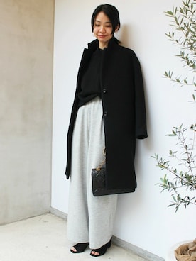 「EDIT. FOR LULU（エディットフォールル）のアイテム」を使った、Ayakoさん（レディース・163cm）の冬コーディネート