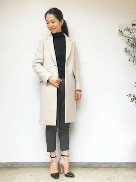 「EDIT. FOR LULU（エディットフォールル）のアイテム」を使った、Ayakoさん（レディース・163cm）の冬コーディネート