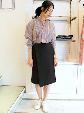 「EDIT. FOR LULU（エディットフォールル）のアイテム」を使った、Ayakoさん（レディース・163cm）の冬コーディネート