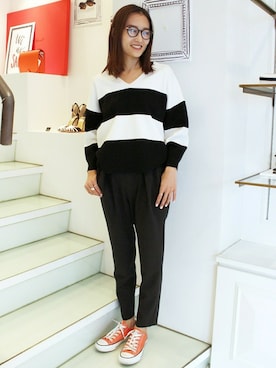 「EDIT. FOR LULU（エディットフォールル）のアイテム」を使った、Ayakoさん（レディース・163cm）の冬コーディネート