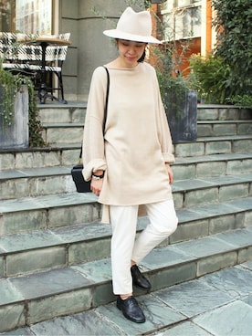 「EDIT. FOR LULU（エディットフォールル）のアイテム」を使った、Ayakoさん（レディース・163cm）の春コーディネート