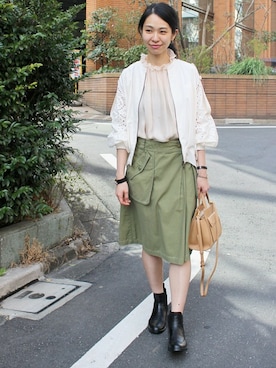 Ayakoさん（レディース・163cm）の春コーディネート