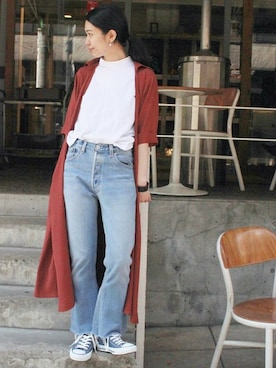 「EDIT. FOR LULU（エディットフォールル）のアイテム」を使った、Ayakoさん（レディース・163cm）の春コーディネート