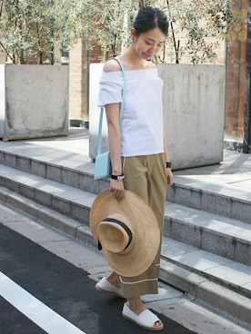 「EDIT. FOR LULU（エディットフォールル）のアイテム」を使った、Ayakoさん（レディース・163cm）の春コーディネート