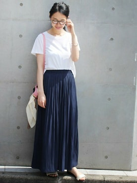 「EDIT. FOR LULU（エディットフォールル）のアイテム」を使った、Ayakoさん（レディース・163cm）の春コーディネート