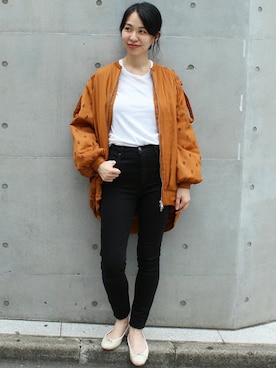 「edit for lulu」｜「アイテム（その他アウター）」を使った、Ayakoさん（レディース・163cm）の夏コーディネート