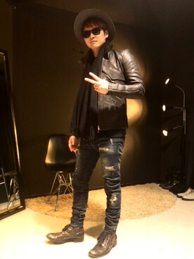 「SENDRA（センドラ）のアイテム」を使った、sさん（メンズ・173cm）の冬コーディネート